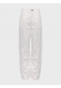 TROUSER Q 08 BIS FIT 2 AW 22 GW - VISCOSE LINEN COTTON FLAMED SATIN