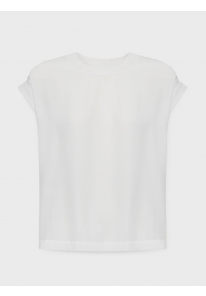 OVERSIZED SILK TEE