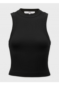 RIBBED T CROPPED TANK