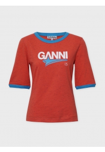 MELANGE COTTON JERSEY TEE