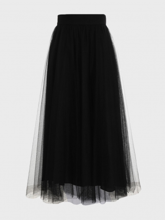 TULLE MIDI SKIRT